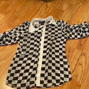 Checkered blouse